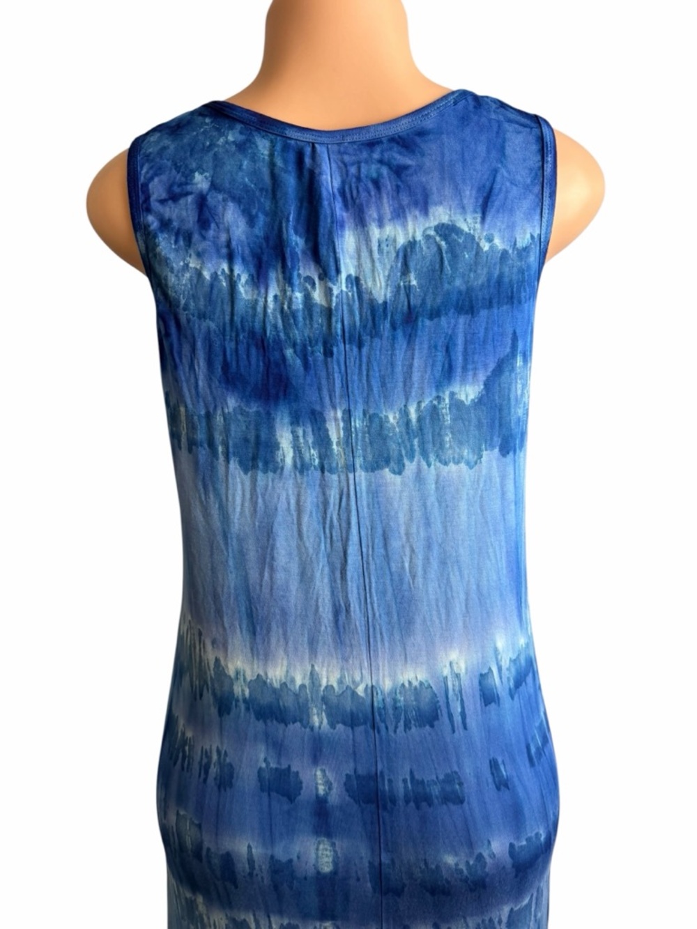 India Boutique Blue Tie-Dye Maxi Dress - Picture 5 of 9